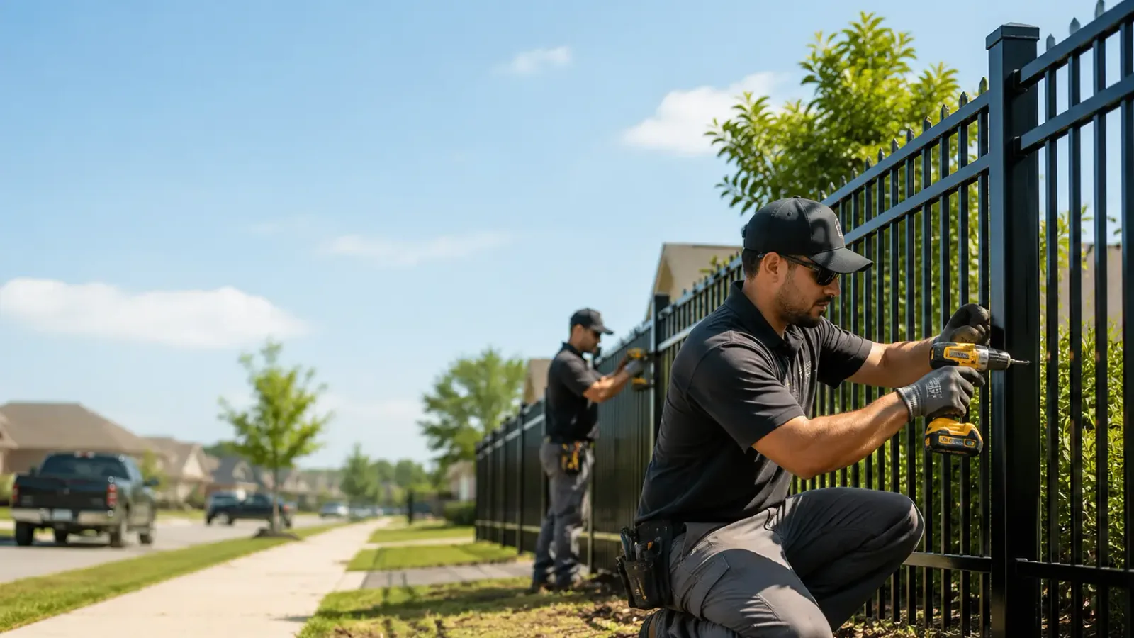 Metal Fence Installation in Darden, TN